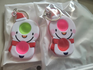 Snowman Pop Keychain