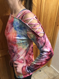 Tie Dye Criss-Cross Long Sleeve